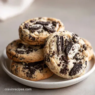 Cookies and Cream Cookies for 24 Servings Recipe Card