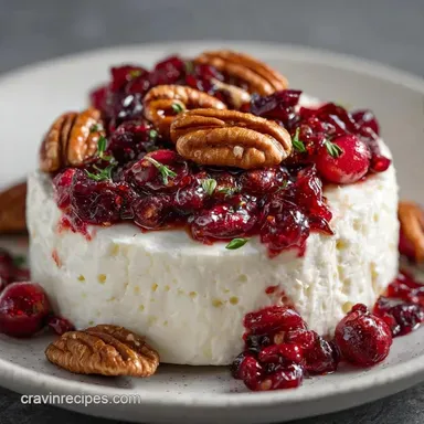 Cranberry Goat Cheese Appetizer: 20 Min Recipe Card