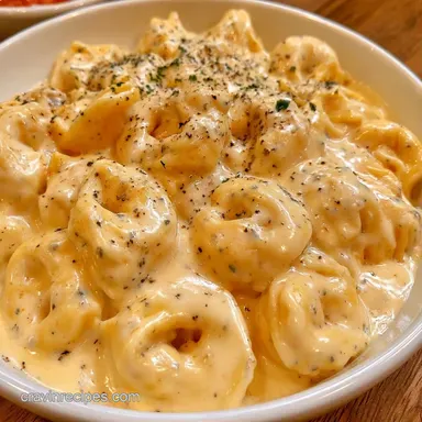 Cream Cheese Tortellini in 20 Minutes Recipe Card