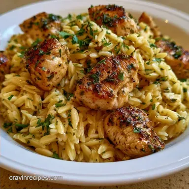 Creamy Chicken Orzo Pasta in 30 Minutes
