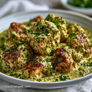 Creamy Instant Pot Chicken Poblano Recipe Card