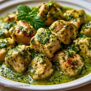 One-Pan Creamy Chicken Poblano Recipe Card
