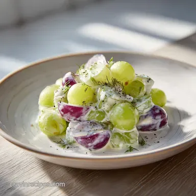 Creamy Grape Salad with Cream Cheese and Pecans in 40 Minutes