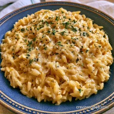 Orzo Side Dish in 20 Minutes Recipe Card
