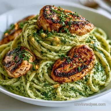 Creamy Poblano Chicken Pasta: 45 Minutes Recipe Card