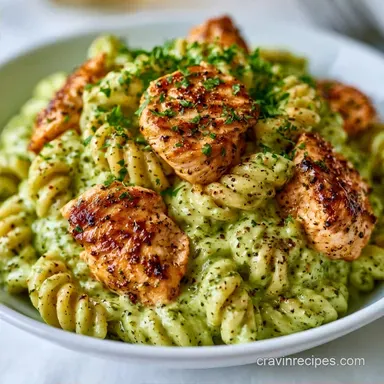 Creamy Poblano Chicken Pasta: 45 Minutes