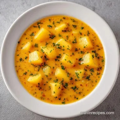 Creamy Protein Potato Soup in 40 Minutes Recipe Card