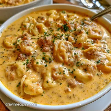 Creamy Tortellini Soup in 30 Minutes Recipe Card