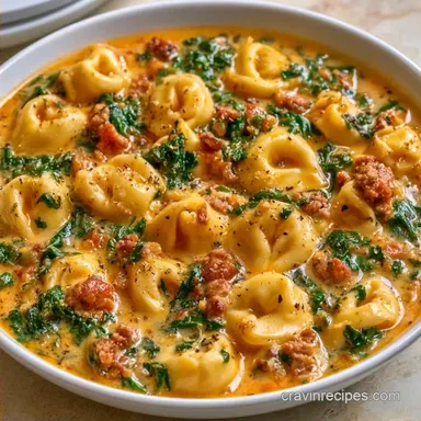 Recipe Tortellini Soup with Sausage