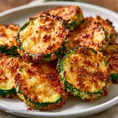 Crispy Baked Parmesan Zucchini for 4 Recipe Card