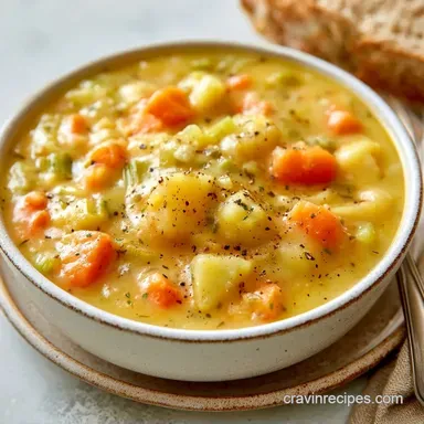 Crockpot Creamy Potato Soup for 8