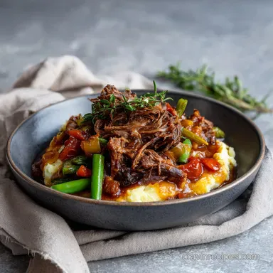 Crockpot Mississippi Pot Roast for 7 Servings