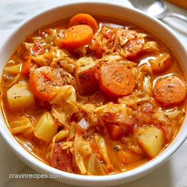 Crockpot Vegetable Soup with Potatoes Recipe Card