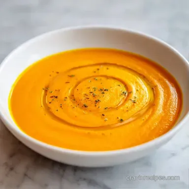 Dairy Free Squash Soup with Coconut Milk Recipe Card