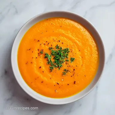Easy Blended Vegetable Soup: Velvety Recipe Card