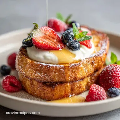 Easy Brioche French Toast Recipe with Heavy Cream