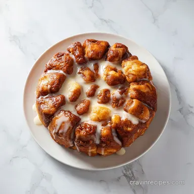 Easy Cinnamon Roll Monkey Bread in 45 Minutes Recipe Card
