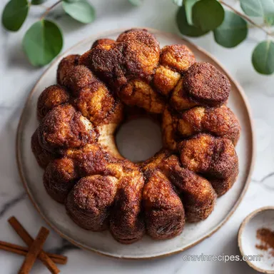 Easy Cinnamon Roll Monkey Bread in 45 Minutes
