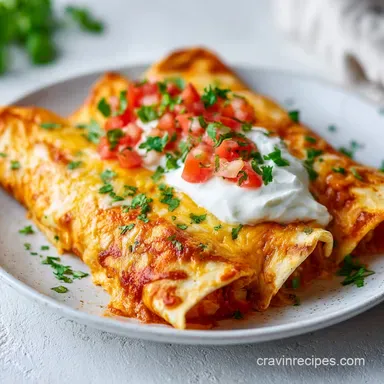 Chicken Enchiladas with Tangy Greek Yogurt in 40 Minutes
