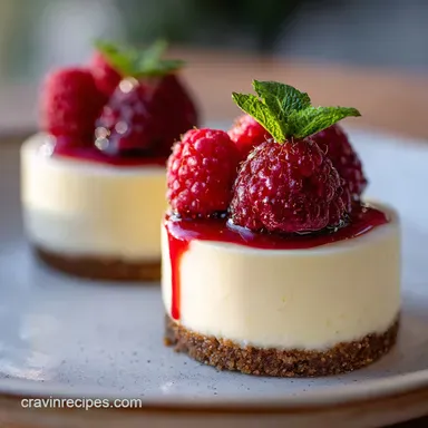 Mini Cheesecake Recipe: Creamy & Baked in 35 Min Recipe Card