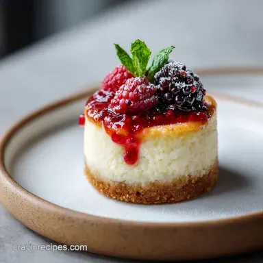 Mini Cheesecake Recipe: Creamy & Baked in 35 Min