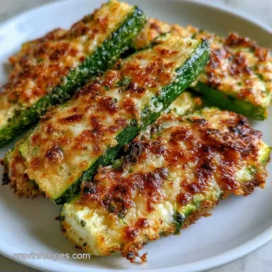 Easy Oven Roasted Zucchini with Parmesan Recipe Card