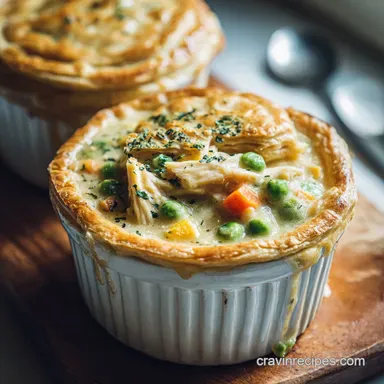 Favorite Chicken Potpie with Puff Pastry in 50 Minutes Recipe Card