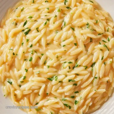 Five Ingredient Orzo Recipe in 20 Minutes Recipe Card