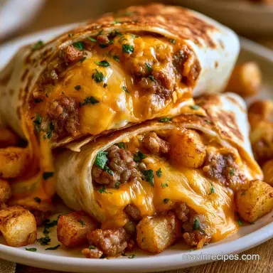 Freezer Friendly Breakfast Burritos for 6