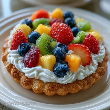 Fruit Pizza Recipe With Glaze: Baked
