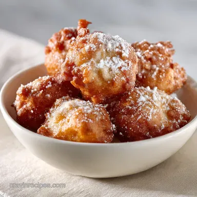 Glazed Apple Fritters Recipe with Honeycrisp Apples