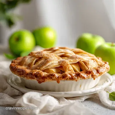 Granny Smith Apple Pie with Crumb Topping