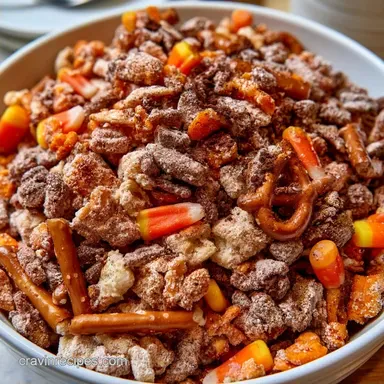 Halloween Chex Mix Muddy Buddies: 10 Min