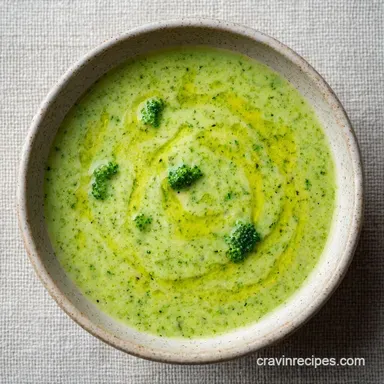 Healthy Blended Broccoli Soup in 30 Min