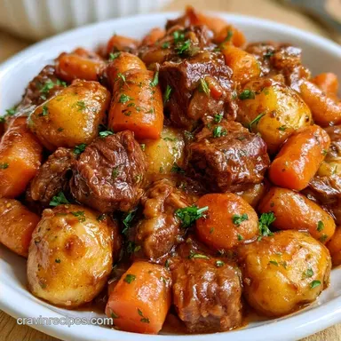 Healthy Slow Cooker Beef Stew for 6