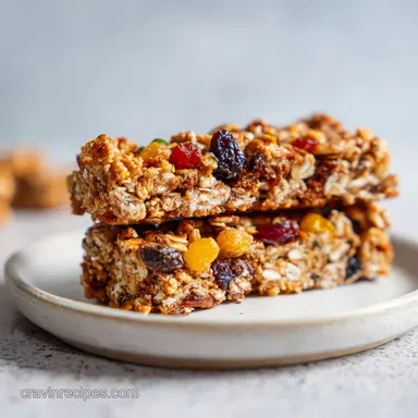 Homemade Granola Bars for Kids in 20 Minutes Recipe Card