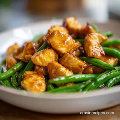 One-Pan Honey Garlic Chicken & Beans Recipe Card