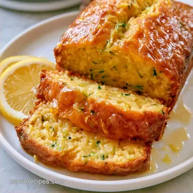 Keto Lemon Zucchini Bread for 12 Slices