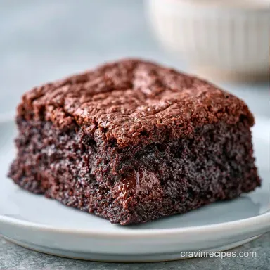 Zucchini Brownies for 12 Servings Recipe Card