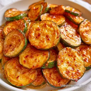 Korean Zucchini Side Dish in 10 Minutes Recipe Card