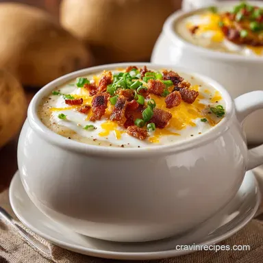 Loaded Baked Potato Soup in 30 Minutes Recipe Card