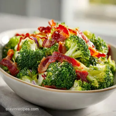 Loaded Broccoli Salad in 25 Minutes Recipe Card