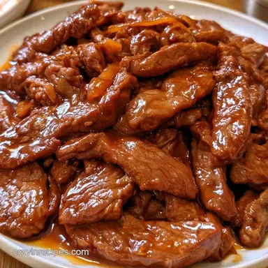Slow-Cooked Mongolian Chuck Steak Recipe Card
