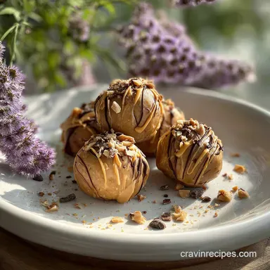 No Bake Peanut Butter Energy Balls for 16 Recipe Card