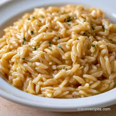 Creamy Orzo One-Pot Dinner Recipe Card