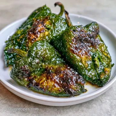 Oven Roasted Poblano Peppers for 4