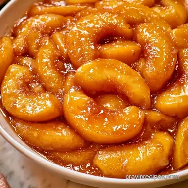 Peach Cobbler Filling in 23 Minutes