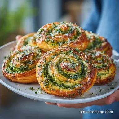 Pesto Puff Pastry with Parmesan