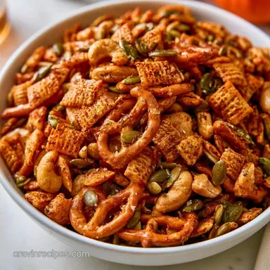 Pumpkin Spice Chex Mix: Crispy Baked