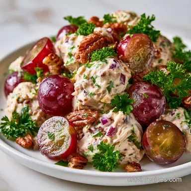 Quick Leftover Chicken Salad: Creamy